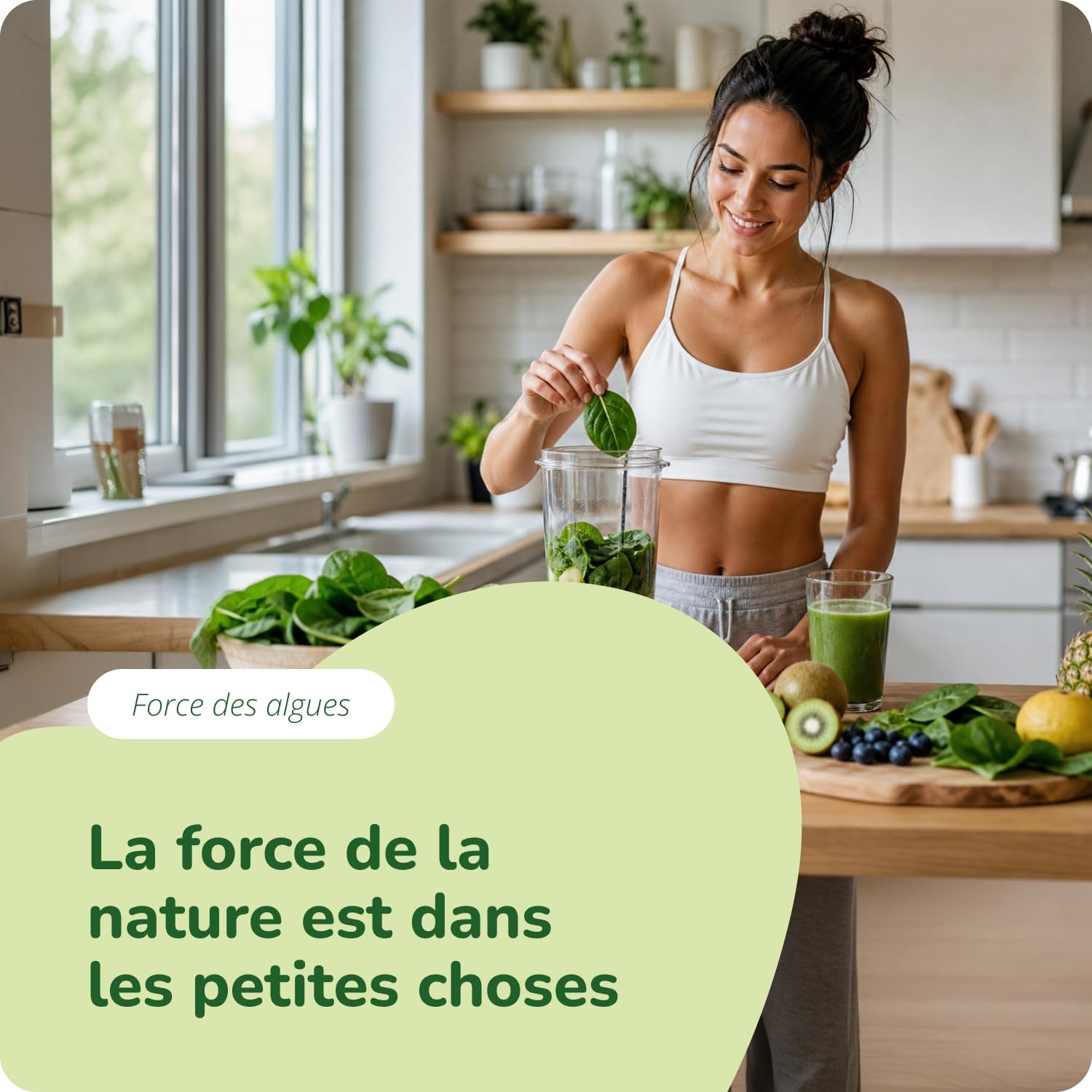 Spiruline + Chlorella BIO Vegavero® | Dose Élevée : 2000 mg | Detox + Antioxydant | GREEN SUPERFOOD 100% Naturel | Source de Vitamines, Minéraux, Protéines | VEGAN | 240 Gélules