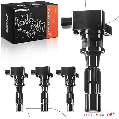 Miniatura 8 de A-Premium Paquete de bobinas de encendido del motor compatible con Mazda 3 2010-2013 Mazda 5 2008-2010 2012-2015 4-PC Set