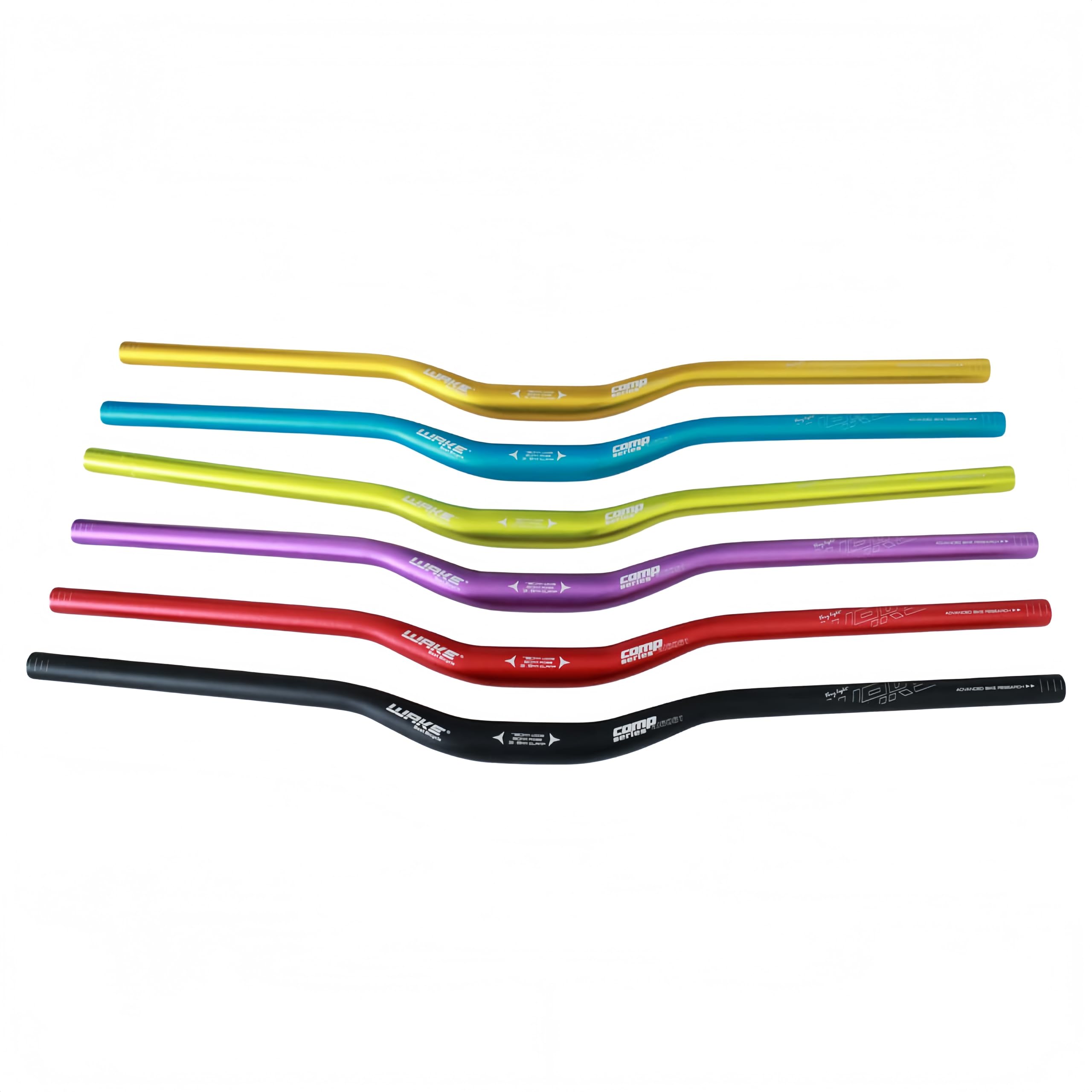 TRKIMAL φ31,8mm Długa kierownica do roweru szosowego MTB, górskiego, 720mm, 30mm Riser Bar, do zjazdu, jazdy wyścigowej, off-road, MTB, BMX (Niebieski)
