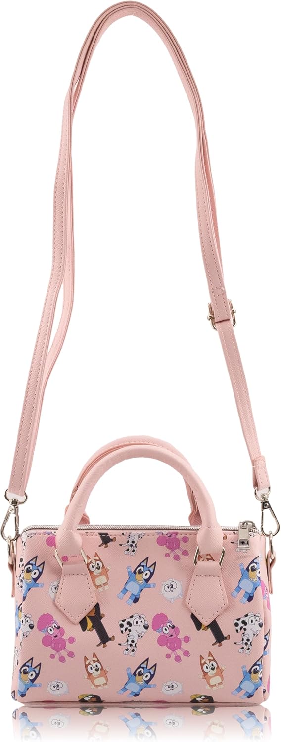 Stitch, Hello Kitty or Bluey 7" Mini Purse Crossbody Handbag for Girls | Leather Women's Shoulder Handbag Satchel - Image 4