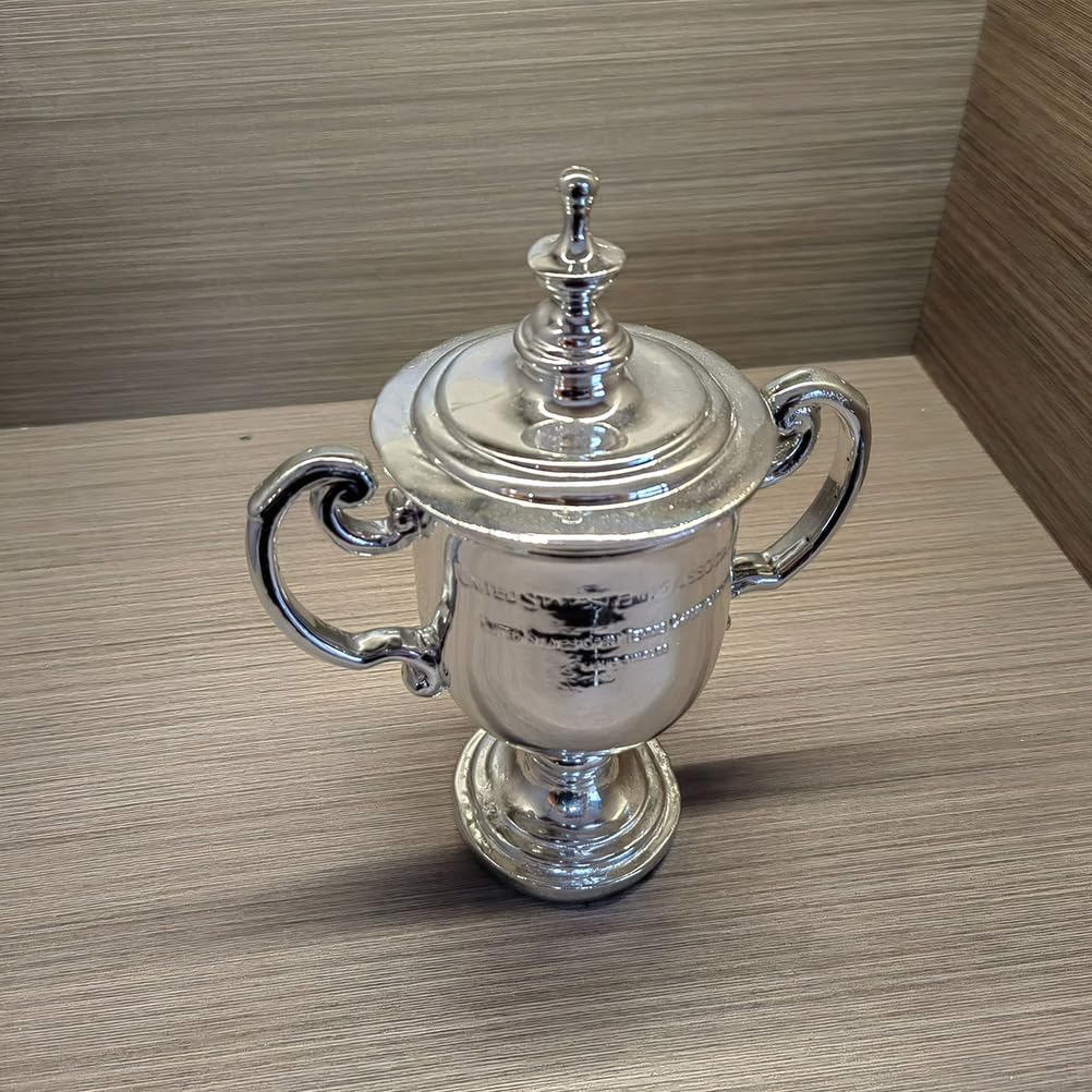 Replica del Trofeo da Tennis Maschile US Open da 6,3 Pollici,Trofei del Campione del Grande Slam,Oggetti da Collezione e Souvenir,Decorazioni per Ufficio e Casa,Regali per Uomo