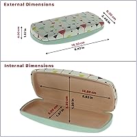 Vista 26 de Ron's Optical Clamshell - Funda rígida para lentes de lectores de marcos pequeños a medianos para mujeres y hombres Agua