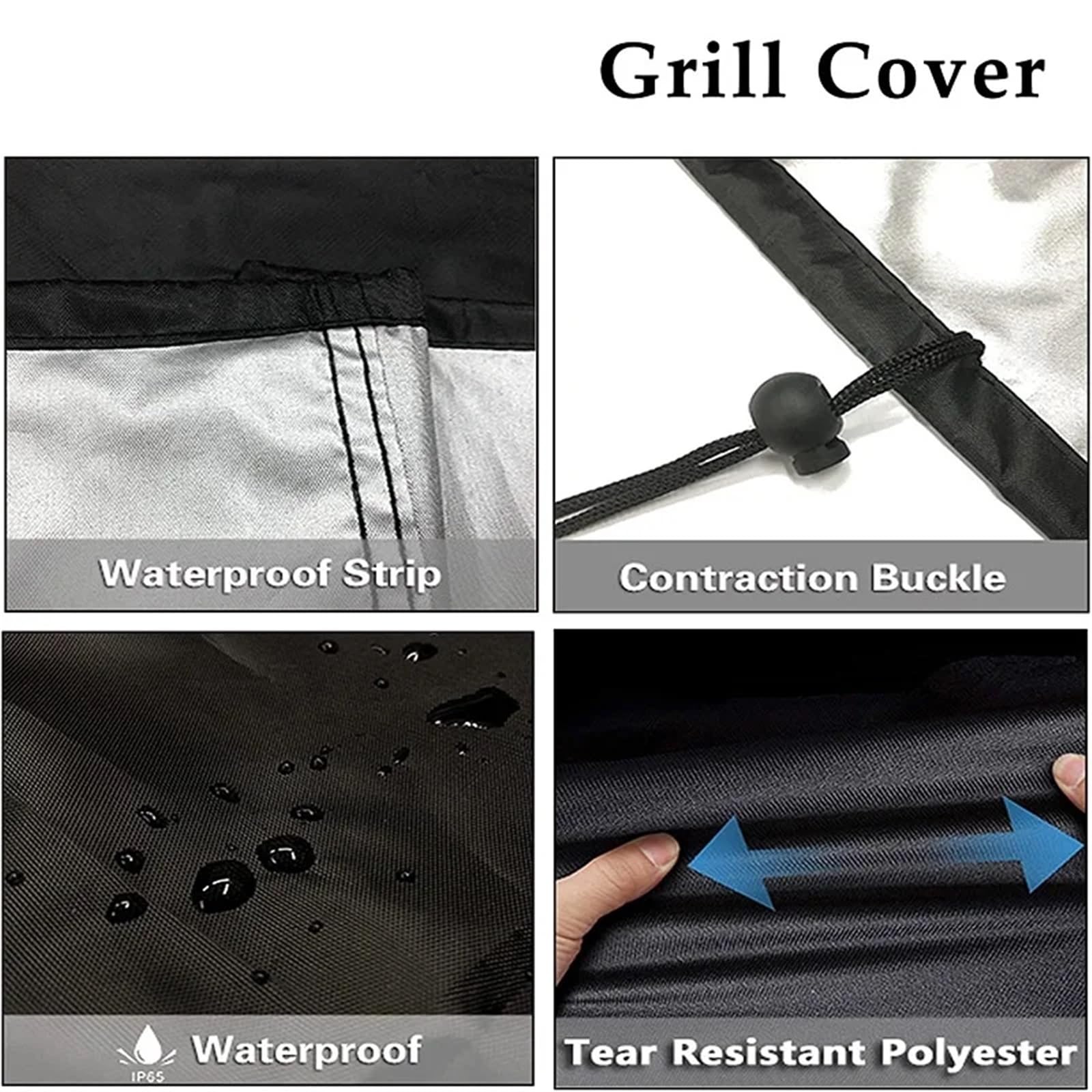 Copertura per barbecue, copertura per barbecue, copertura per gas, resistente alla pioggia (190 x 71 x 117 cm)