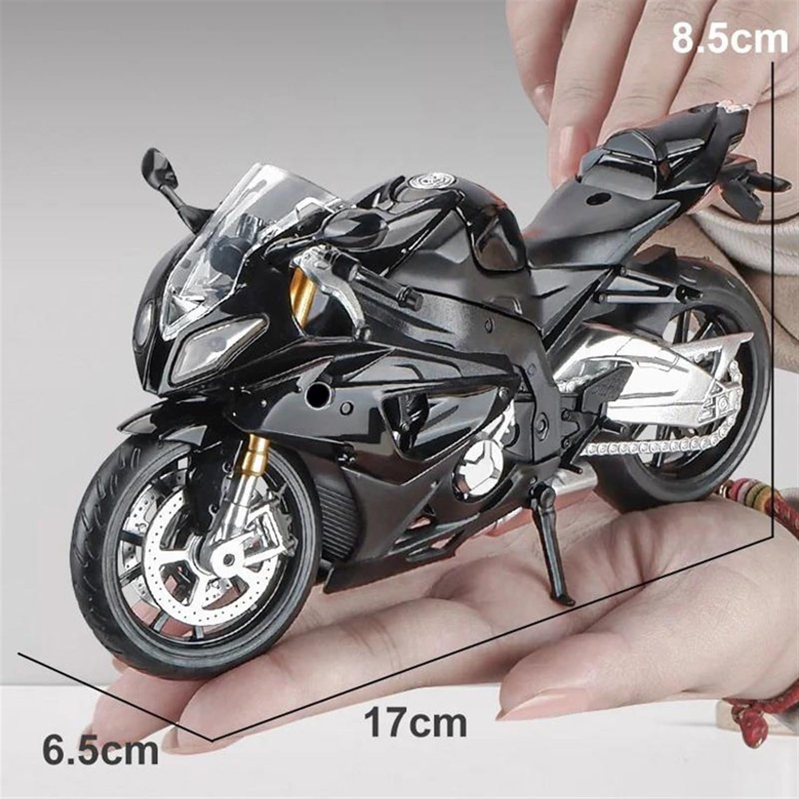 Modello 1/12 Per BMW S 1000 RR Modello Di Moto Simulazione Auto Giocattolo In Lega(With box)