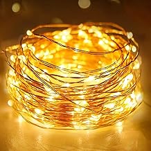 litogo Battery Fairy Lights Indoor with Timer, 3M 30LED String Lights Battery Operated, Waterproof Copper Wire Christmas Lights for Outdoor Bedroom Party Wedding Decorations, Warm White