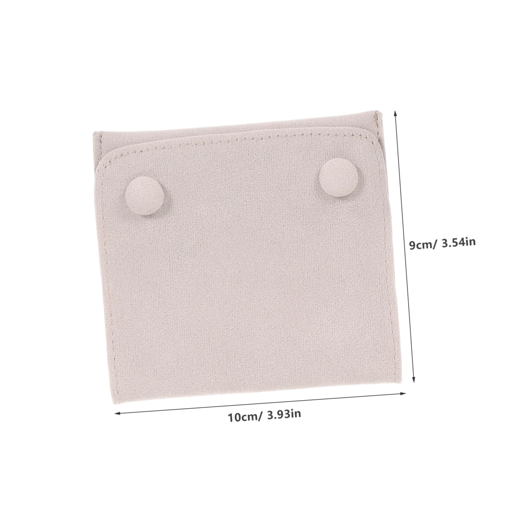 CONGARTENO Delicate Small Jewelry Bag Soft Microfiber Pouch for Necklaces and Earrings -scratch Design for Safe Storage Bag for Organizing Small Accessories