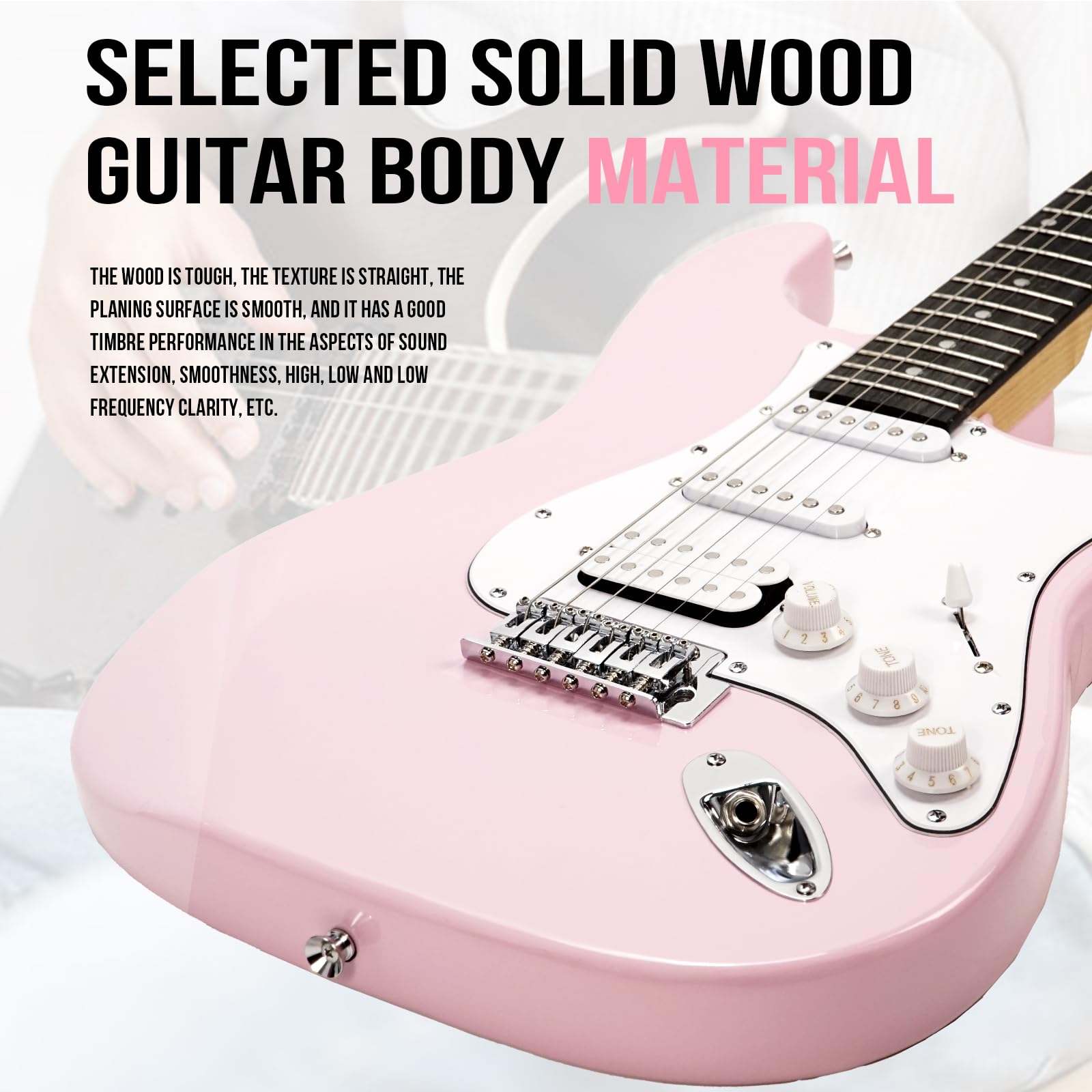 Amazon | Soulmate 39インチ フルサイズ エレキギタースターターキット