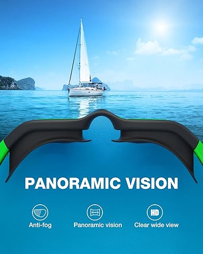 Miniatura 5 de ZIONOR Gafas de natación para niños, G1 MINI con protección UV, polarizadas, antivaho, para edades de 6 a 14 años