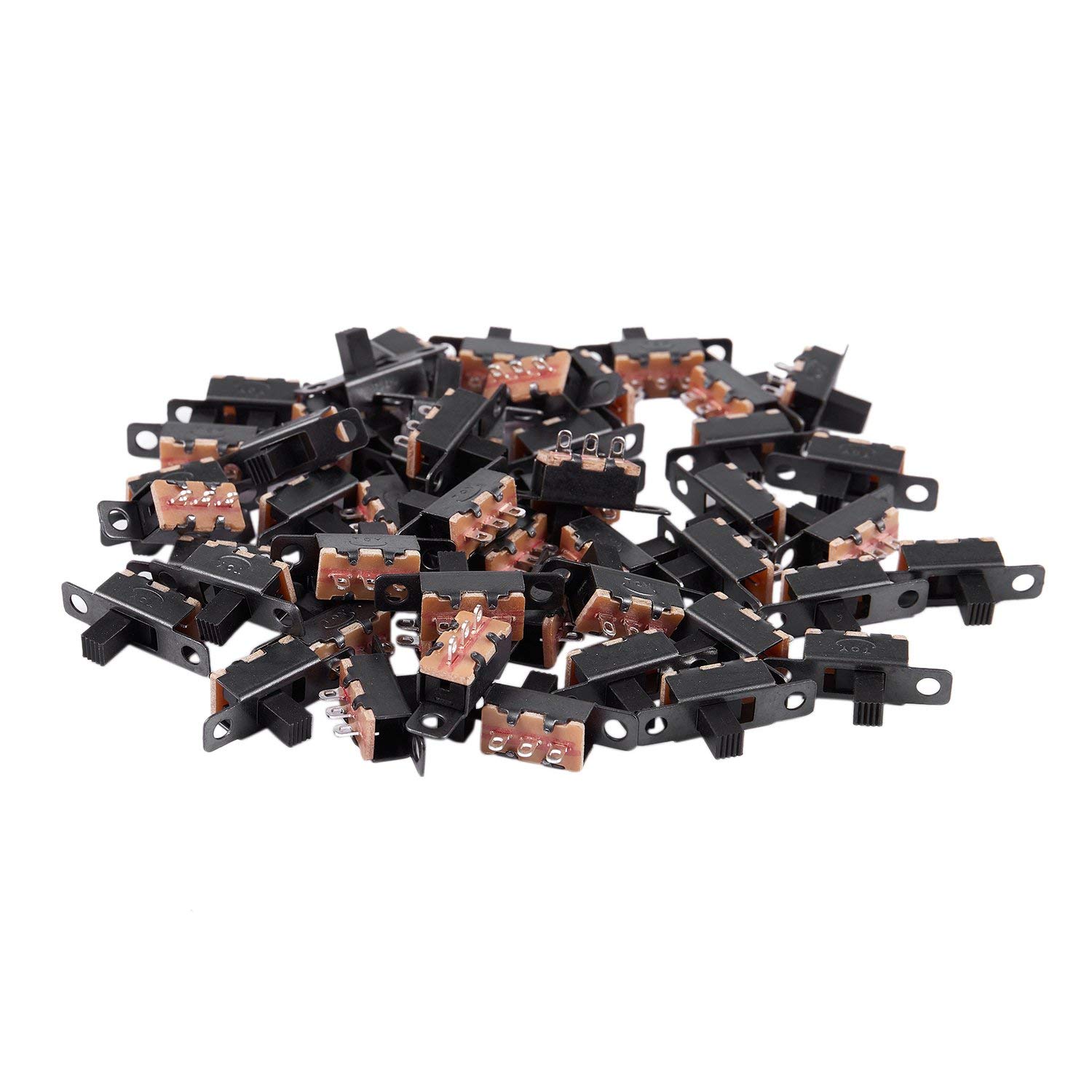 15 PZ INTERRUTTORE a scorrimento verticale 4 posizioni 1P4T 6 pin DC 50V 0,3A SS14D01 EUR 5,01