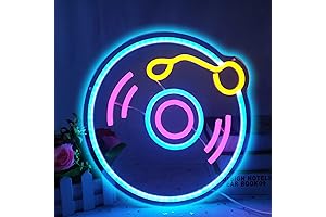 Record Neon Sign: A Groovy Beacon for Music Lovers