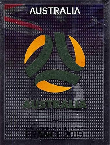 2019 Panini FIFA Women's World Cup France Album Stickers (Individual Sticker Only) Soccer #176 Australia Team Logo Australia Foil 2 Inch by 2 1/2