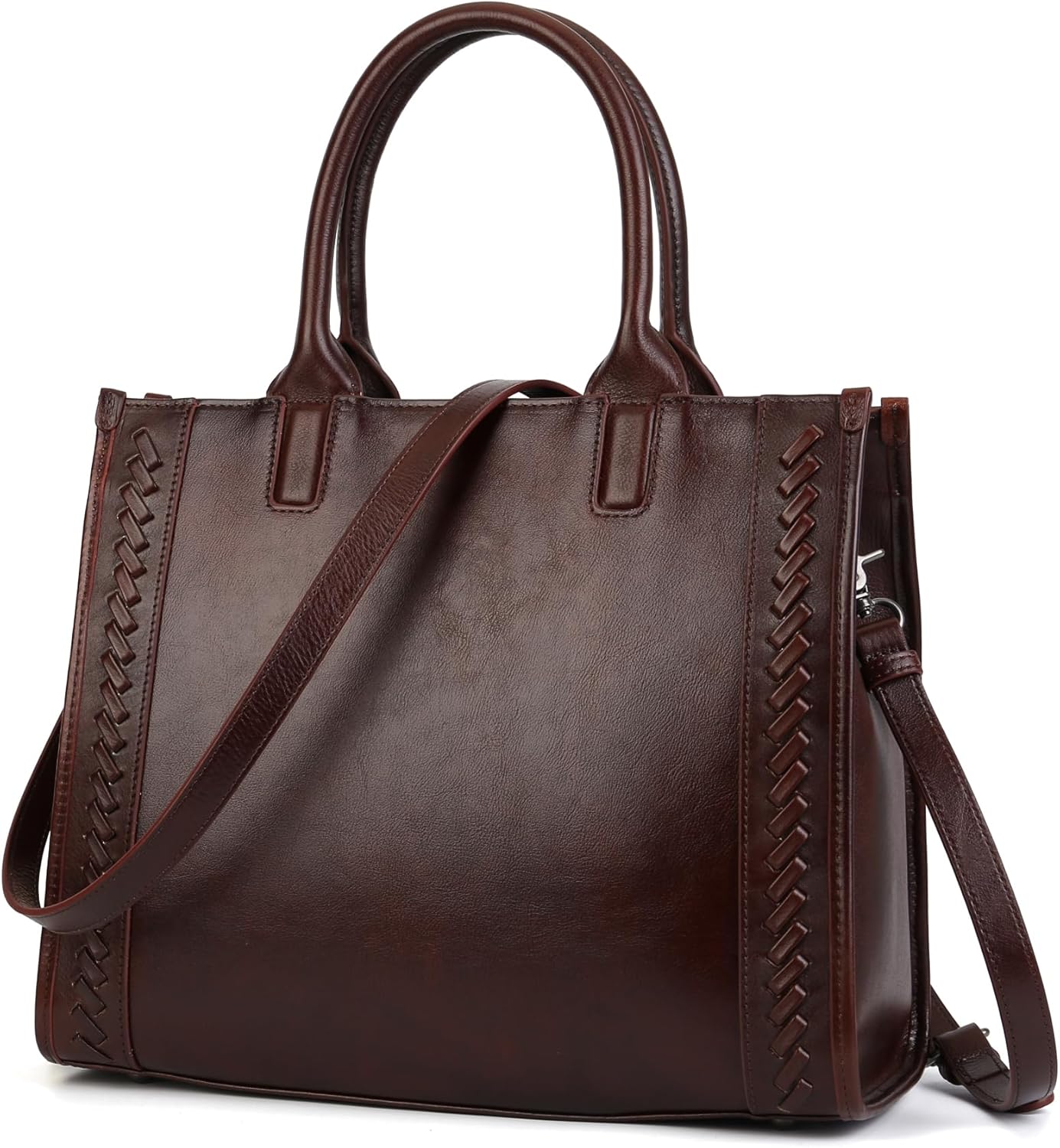 Genuine Leather Handbags Purses for Women,Leather Satchel Tote Purse Crossbody Top Handle Bag for Women Ladies Genuine Leather Handbags Purses for Women,Leather Satchel Tote Purse Crossbody Top Handle Bag for Women Ladies