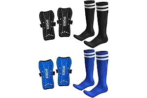 Premium Shin Guards for Young Soccer Enthusiasts: Enhanced Protection and Comfort for...