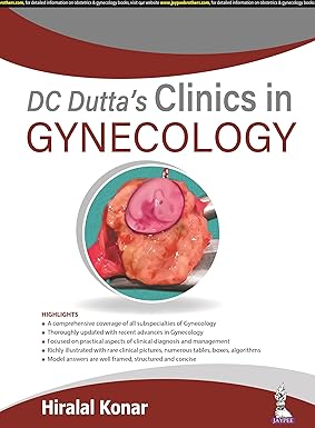 DC DUTTA’S CLINICS IN GYNECOLOGY