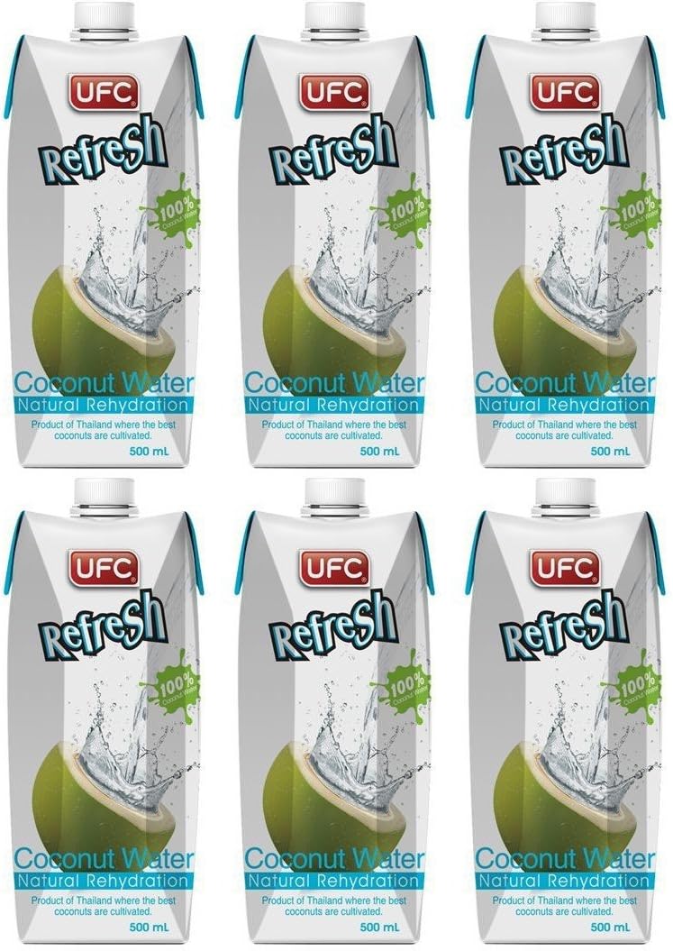 (6 PACK) - UFC - Refresh Coconut Water UFC2 | 500ml | 6 PACK BUNDLE