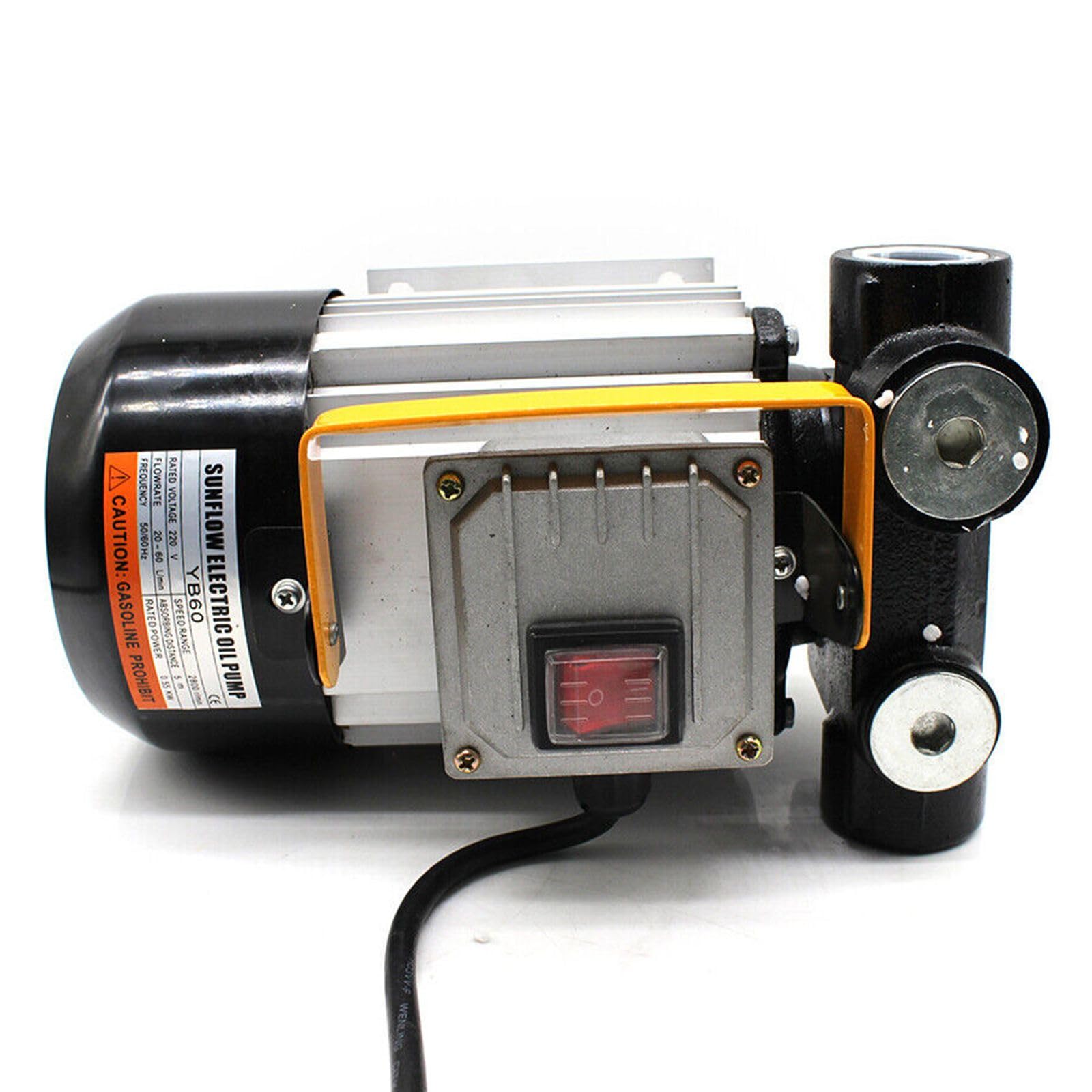 Bomba de aceite diésel y calefactor de 220 V/550 W: bomba de extracción de aceite autocebante para 20 – 60 L/min
