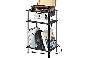 HOOBRO Vinyl Record Stand - The Ultimate Audiophile's Haven