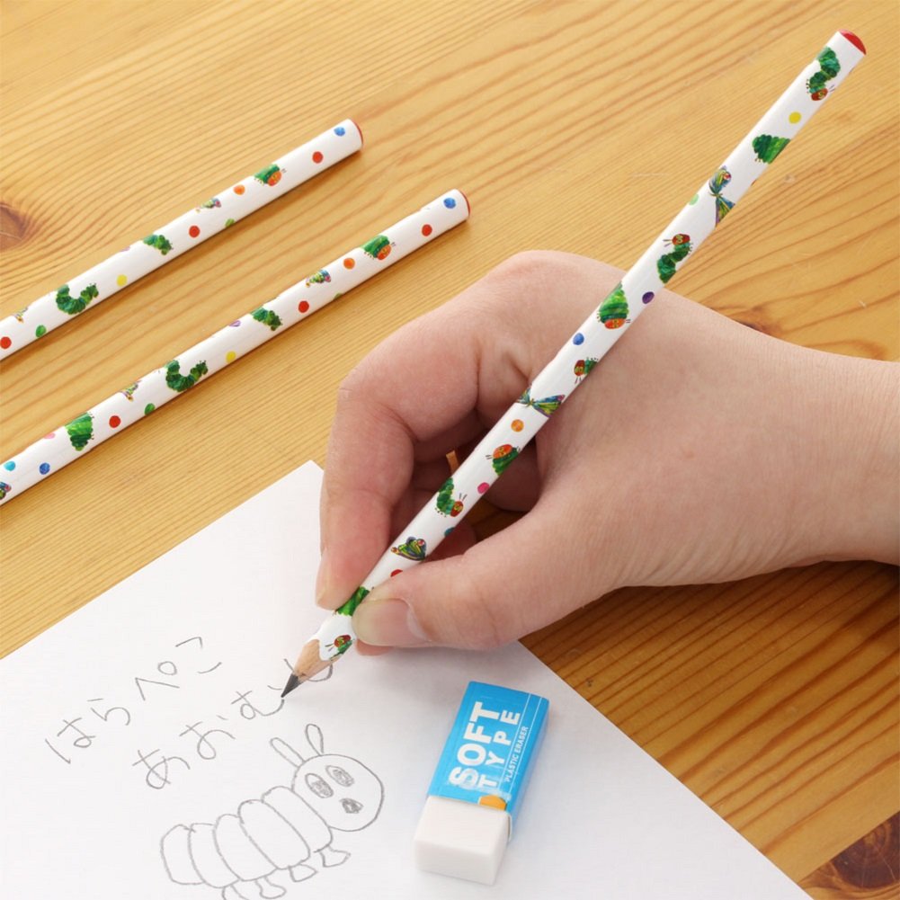 Amazon.co.jp: 学研ステイフル はらぺこあおむし 鉛筆 三角