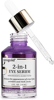2-In-1 Caffeine Eye Serum Treatment & Skincare Face Serum | Collagen Serum | Brightening & Firming Under Eye Serum W/Vitamin E, Gotu Kola, & Green Tea | Skin Care Products, 2 Fl Oz