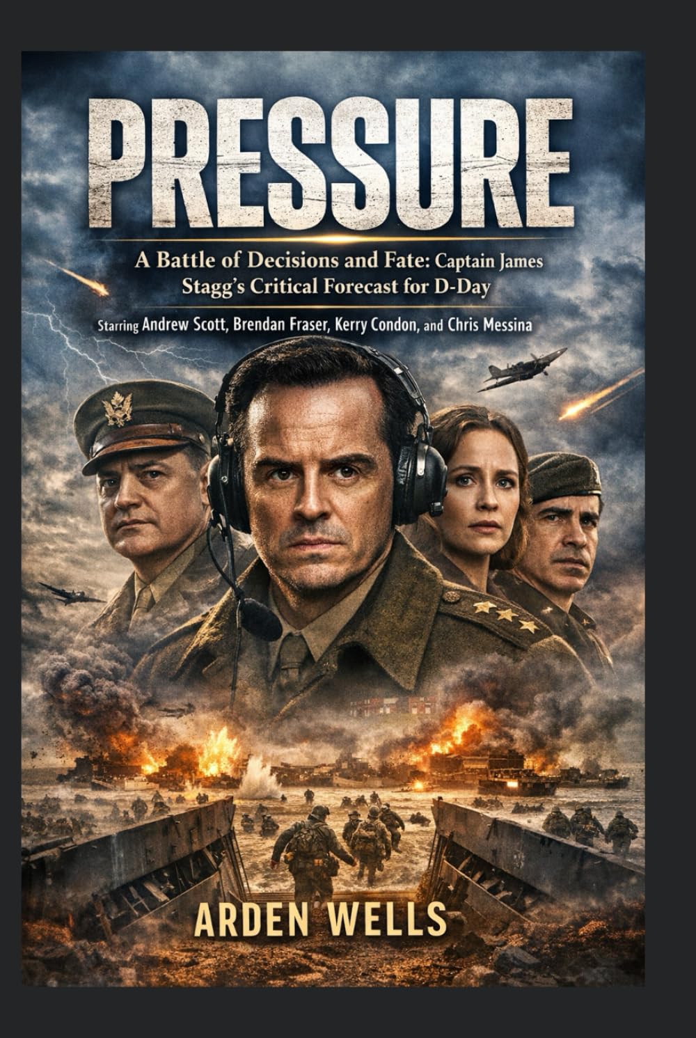 PRESSURE: A Battle of Decisions and Fate: Captain James Stagg's Critical Forecast for D-Day, Starring Andrew Scott, Brendan Fraser, Kerry Condon, and Chris Messina"