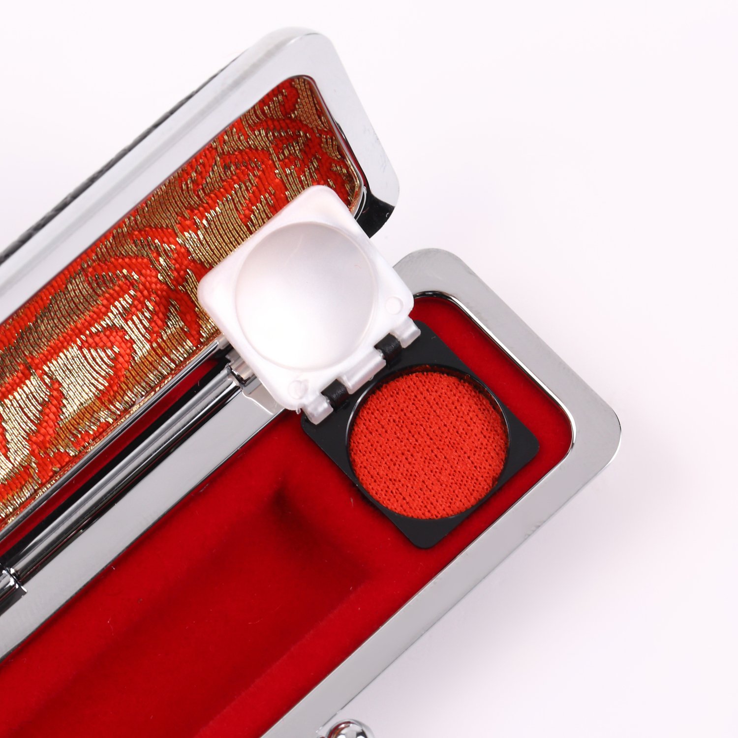 Amazon | Airself 印鑑ケースの朱肉 印鑑ケース用替え朱肉 朱肉モルト3