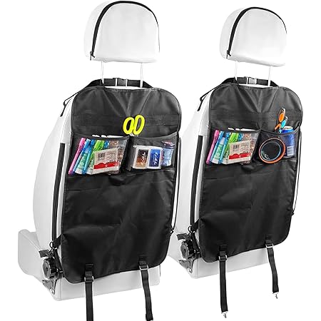 Protezione Per Sedile Posteriore Tappetino Per Sedile Da Viaggio Organizzatore Per Sedile Posteriore Per Auto Con - Foto 9