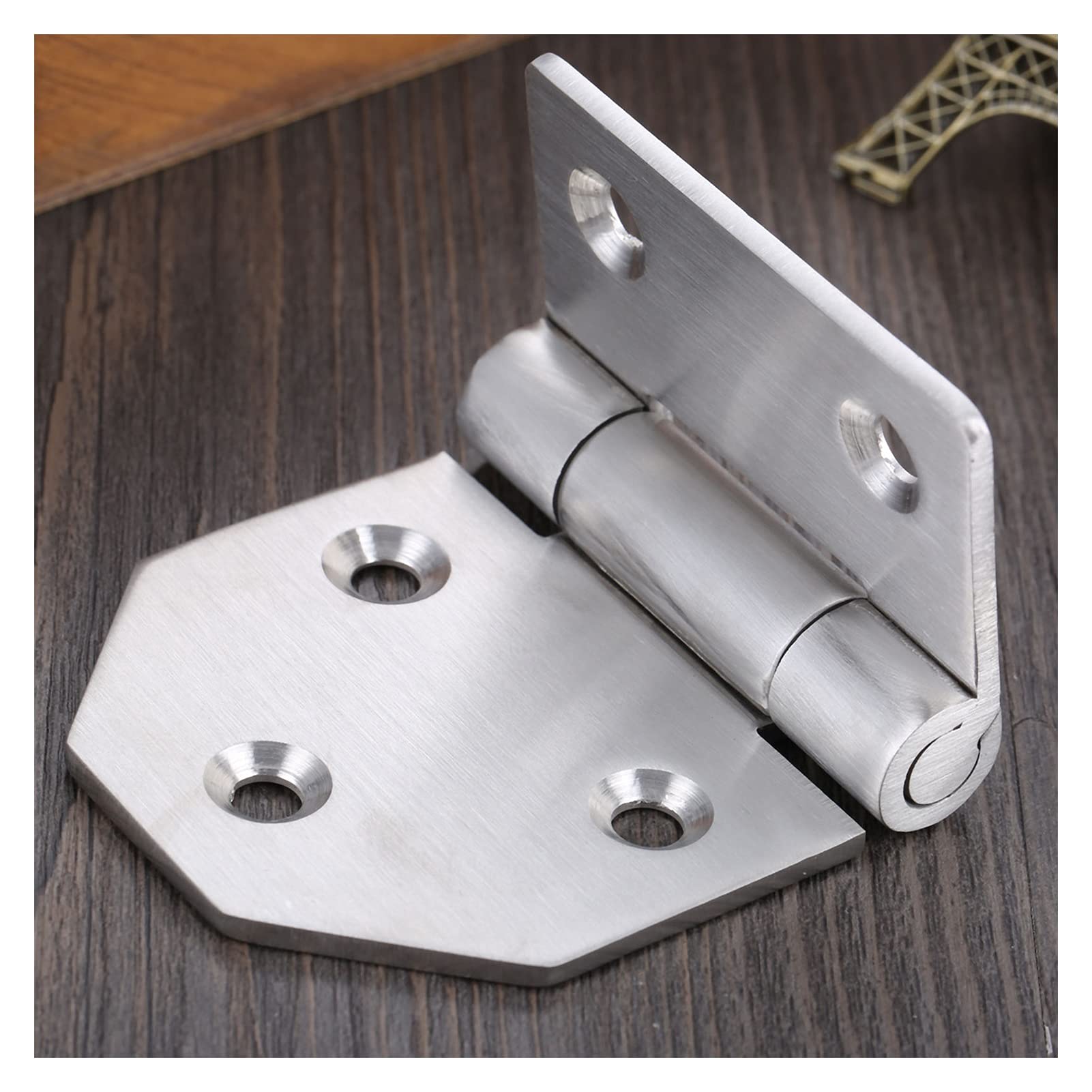 Bisagra de la puerta del gabinete Gabinete de acero inoxidable de acero inoxidable Bisagra eléctrica Bisagra eléctrica Bisagra para equipaje Tarjeta de herramienta Bisagra de muebles 101 * 65mm
