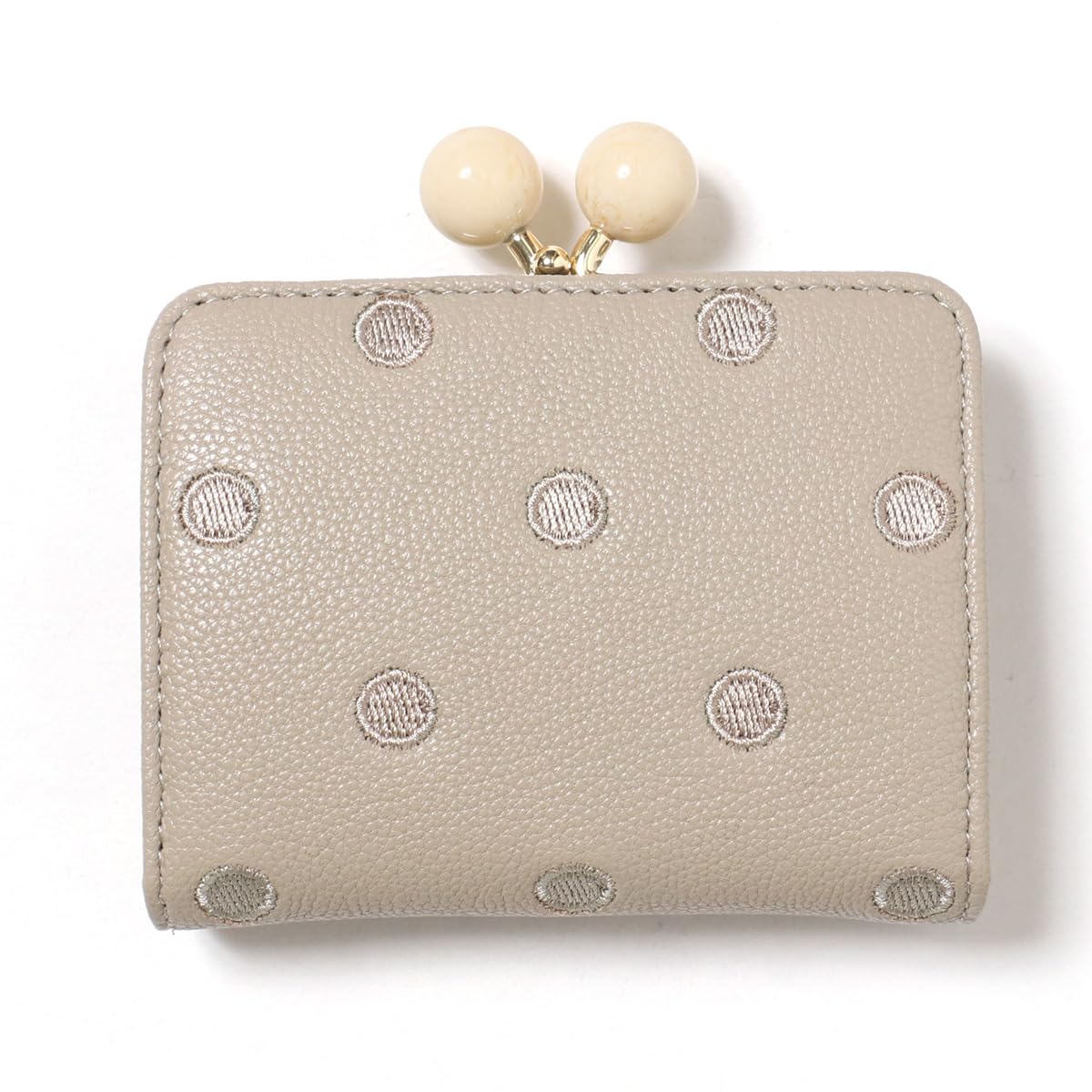 Amazon | [JOKnet] (ペルケ)perche アクリル玉 ドット柄 がま口