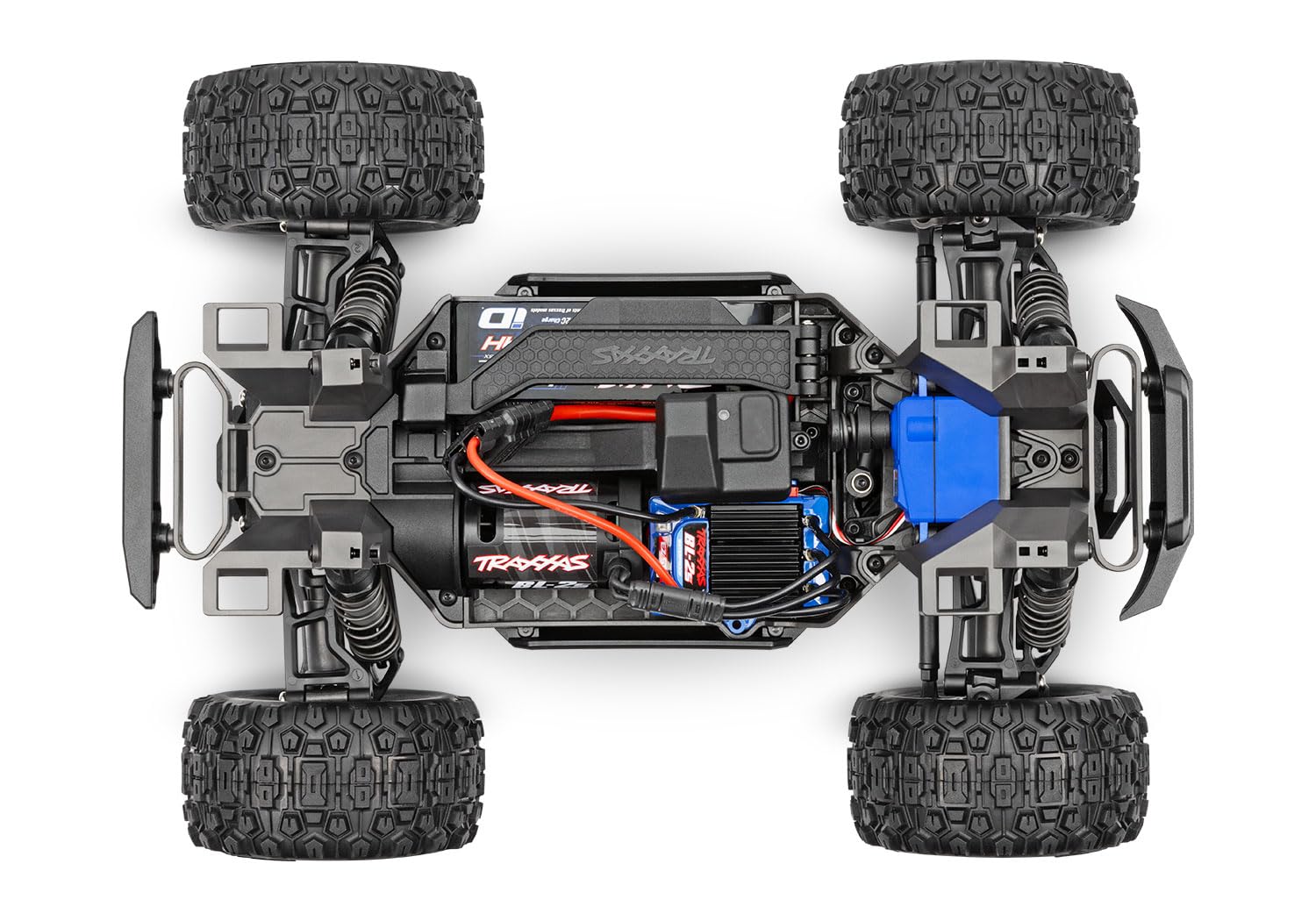 TRAXXAS Mini Maxx 4WD Brushless BL-2S RTR 1:12 Monster Truck nero con batteria + caricatore USB/C 2A