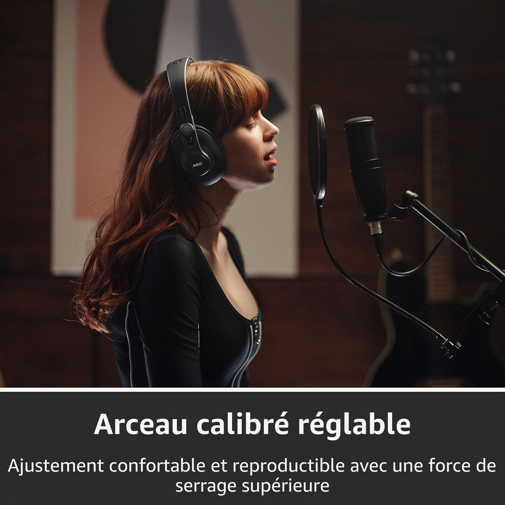 AKG K371 Casque de studio fermé circum-aural pliant
