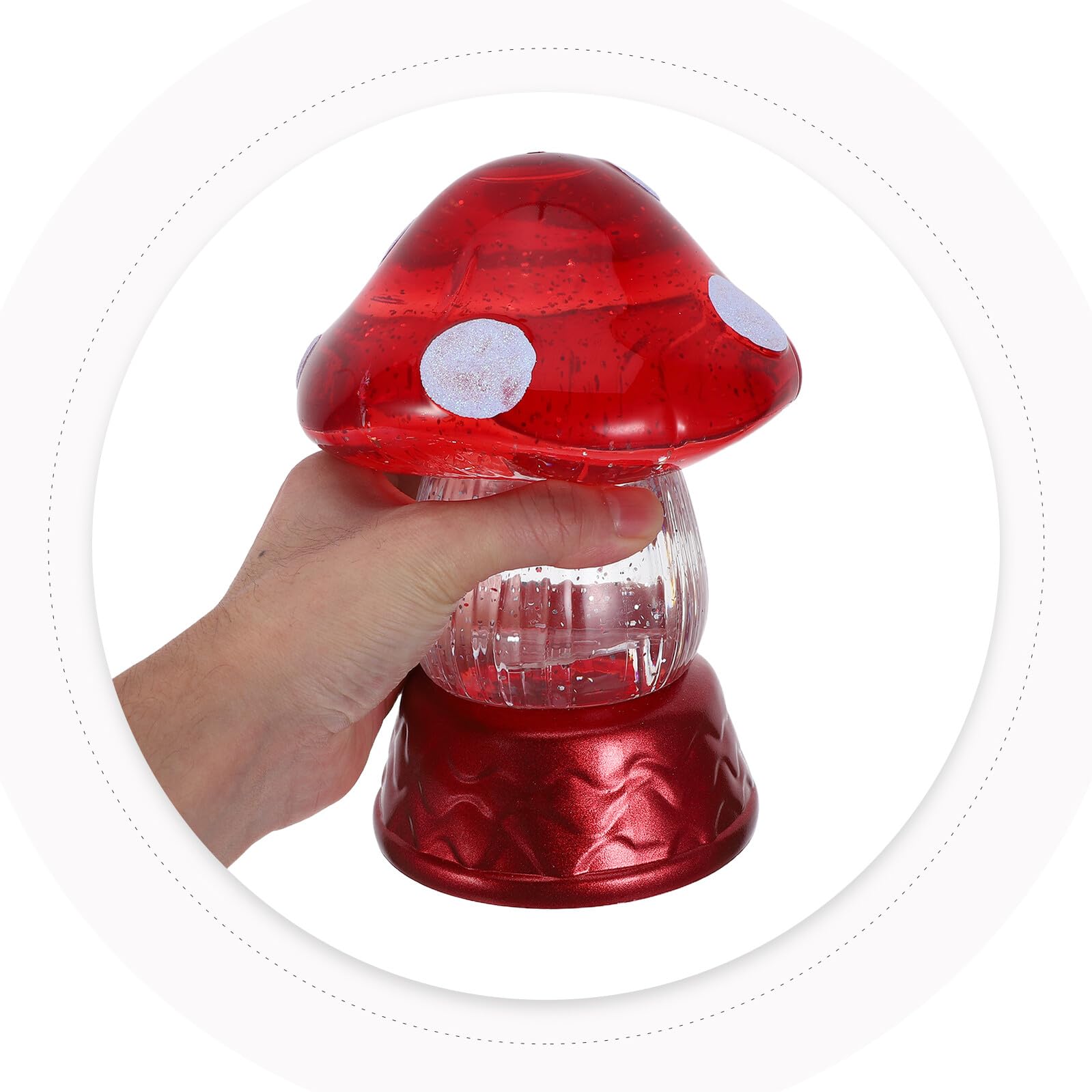 Lampka Nocna Kształcie Grzybka LED Miękkie Światło bez Olśnienia Urocza Dekoracja Do Sypialni i Pokoju Dziecięcego Mała Lampka Stołowa Biurko Idealna Prezent Świąteczny
