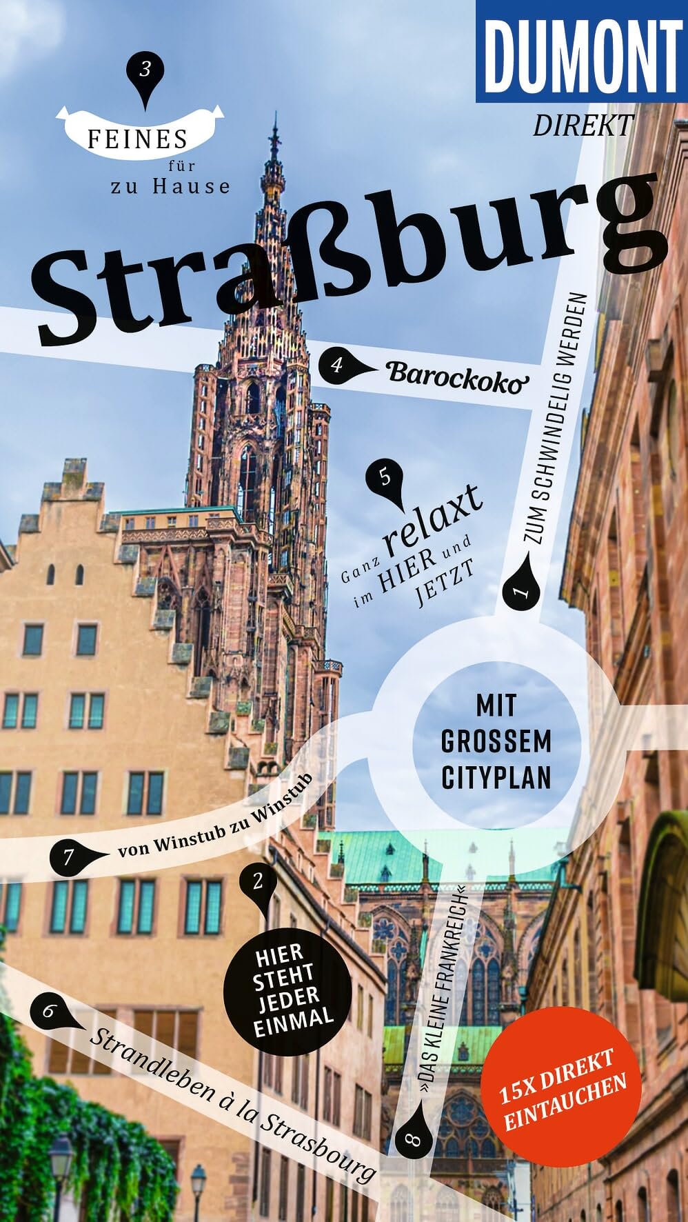 DUMONT direkt Reiseführer Straßburg: Mit großem Cityplan