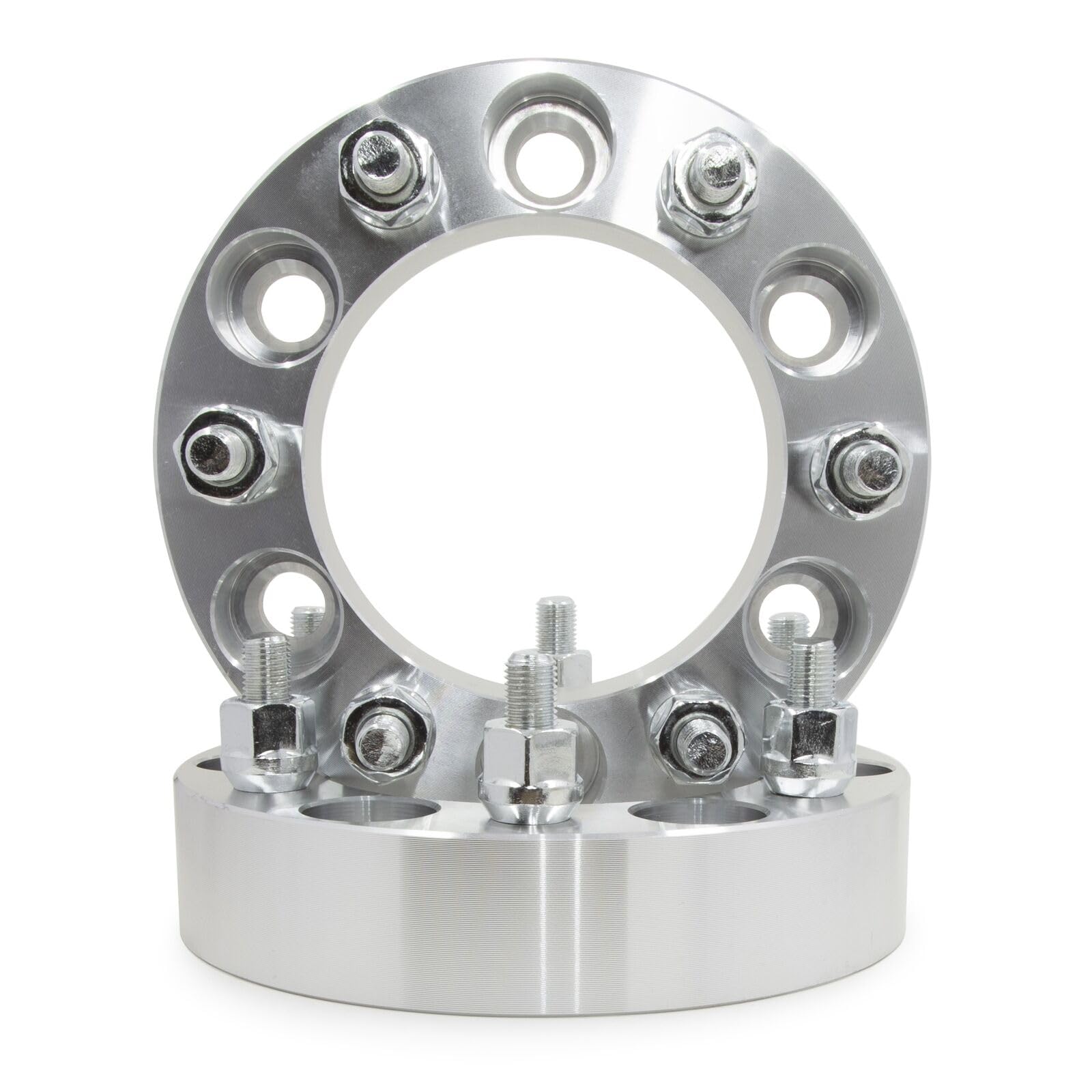 2 Wheel Spacers Adapters 2" 6X5.5 7 Studs for GMC,for Chevyug -(2",2 Inch,) Left Right Front Rear 6061 T6 Billet Aluminum-Construction 24 6550-6550E1