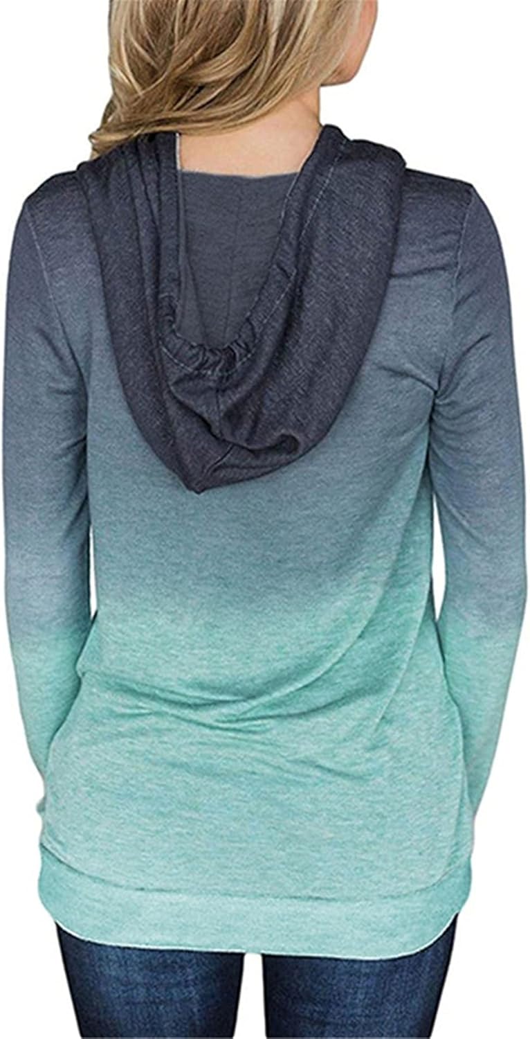 onlypuff Women's Pullover Hoodies Teen Girls Trendy Fall Fashion Tops Hooded Sweatshirts - Image 4