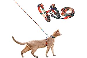 pidan Large Cat Harness and Leash, Fits 15 lbs Or Over Cats
