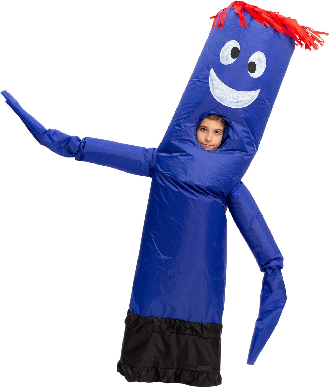 Spooktacular Creations Kids Tube Man Inflatable Costumes Tube Man Wavy Arm Guy Costumes for Halloween Parties - Image 5