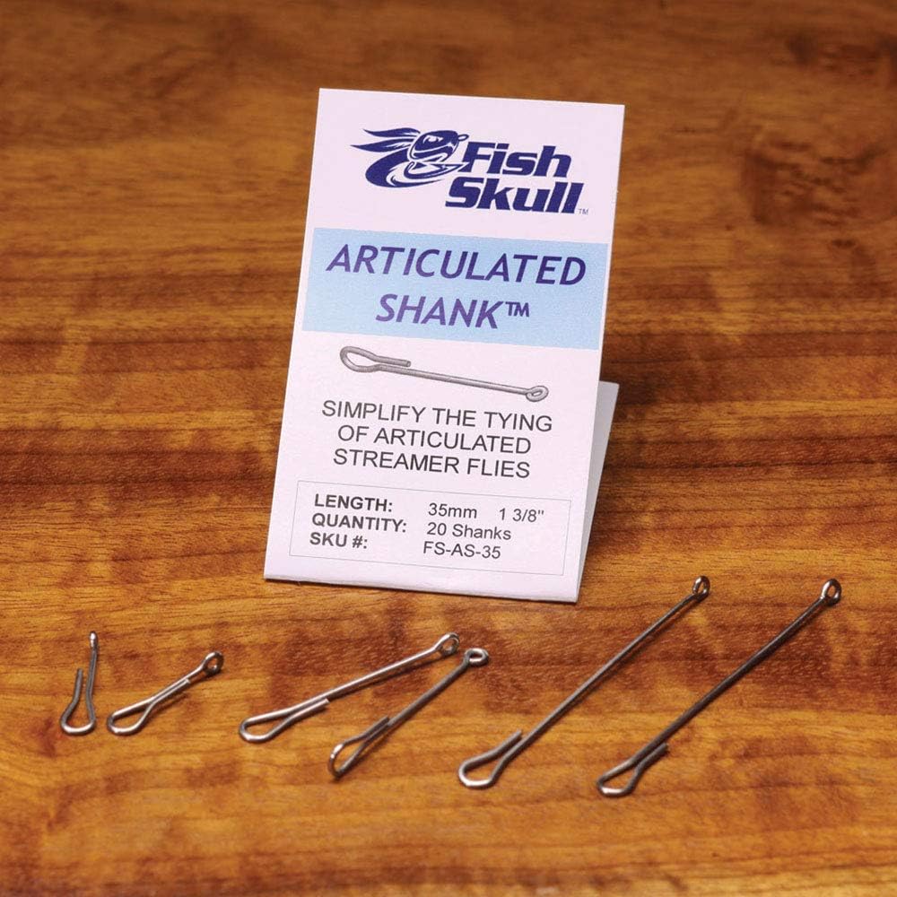 Fish Skull Articulated Shank - 20 Shanks - Fly Tying