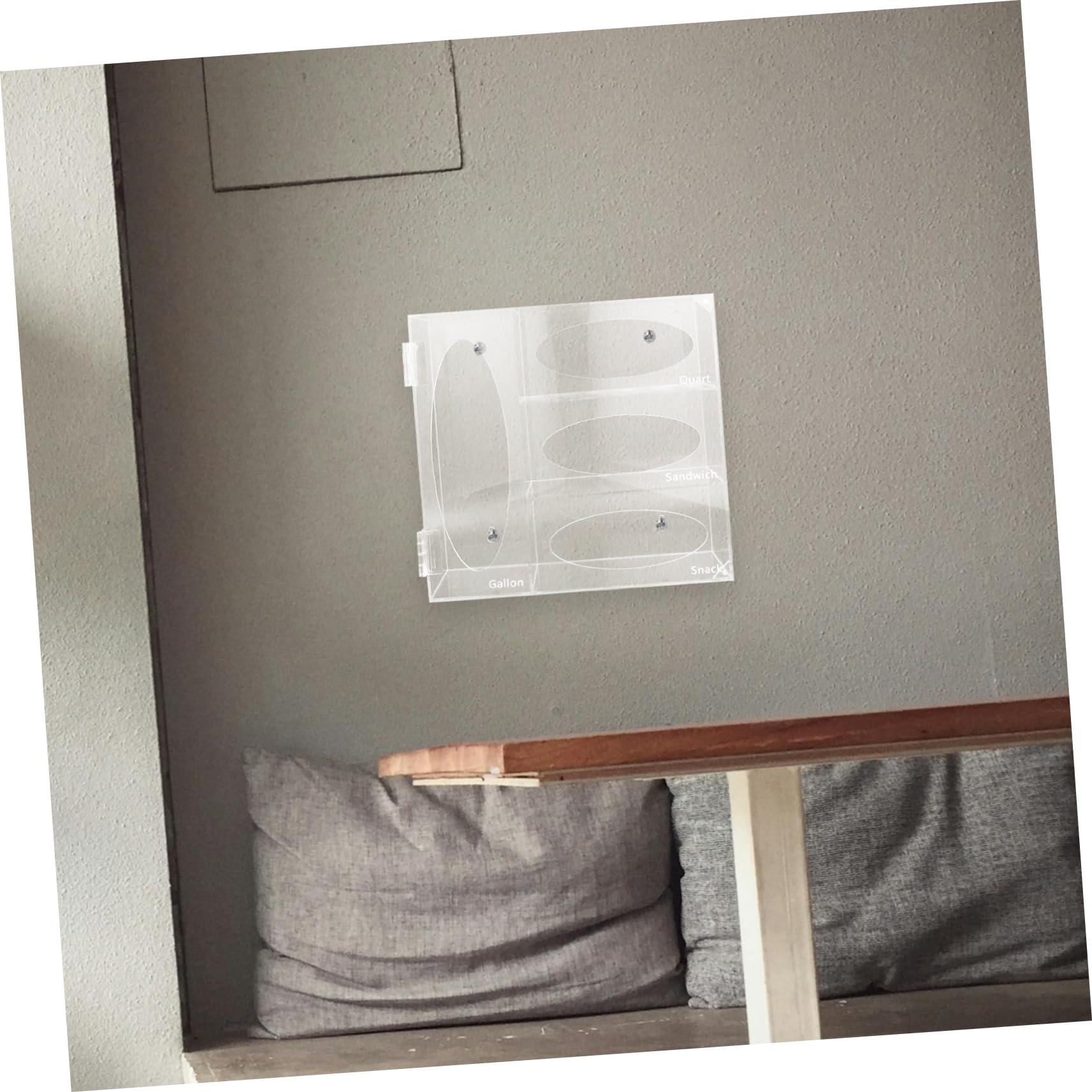 Hemobllo Dispenser da Parete Supporto Porta Guanti in Acrilico Trasparente 3 Scomparti Organizer Multifunzionale per Guanti Usa e Getta per Laboratori e Ambienti Professionali