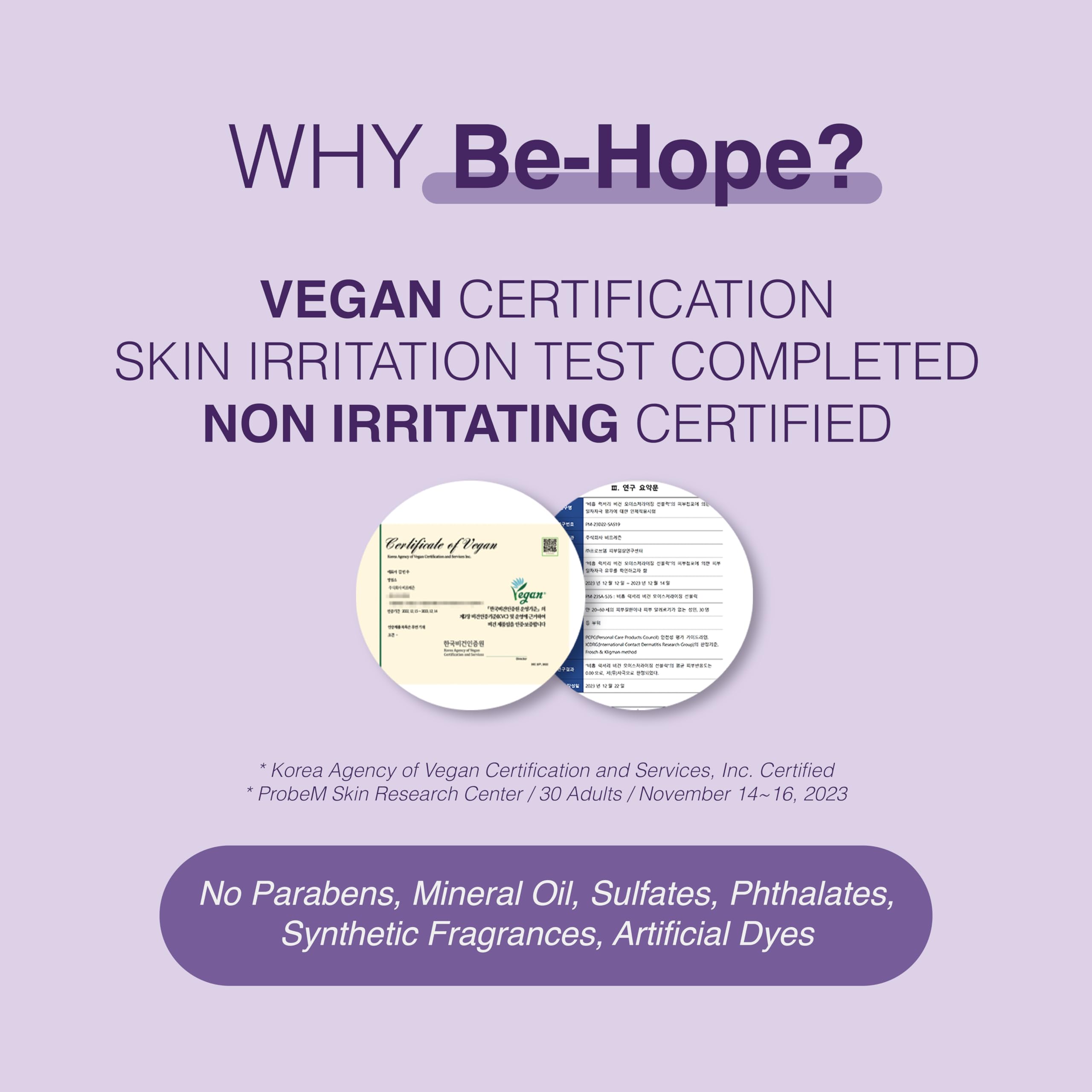 BE-HOPE Beruhigende Strahlkraft Tuchmaske 5er Pack vegan - Gesichtsmaske revitalisierend, straffend, Lifting Effekt, für alle Hauttypen