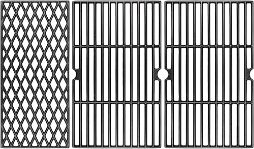 Uniflasy Rejillas de cocción de hierro fundido para Dyna glo DGH450CRP DGH450CRP-D 4 quemadores, DGH485CRP DGH474CRP 5 quemadores kit de piezas de