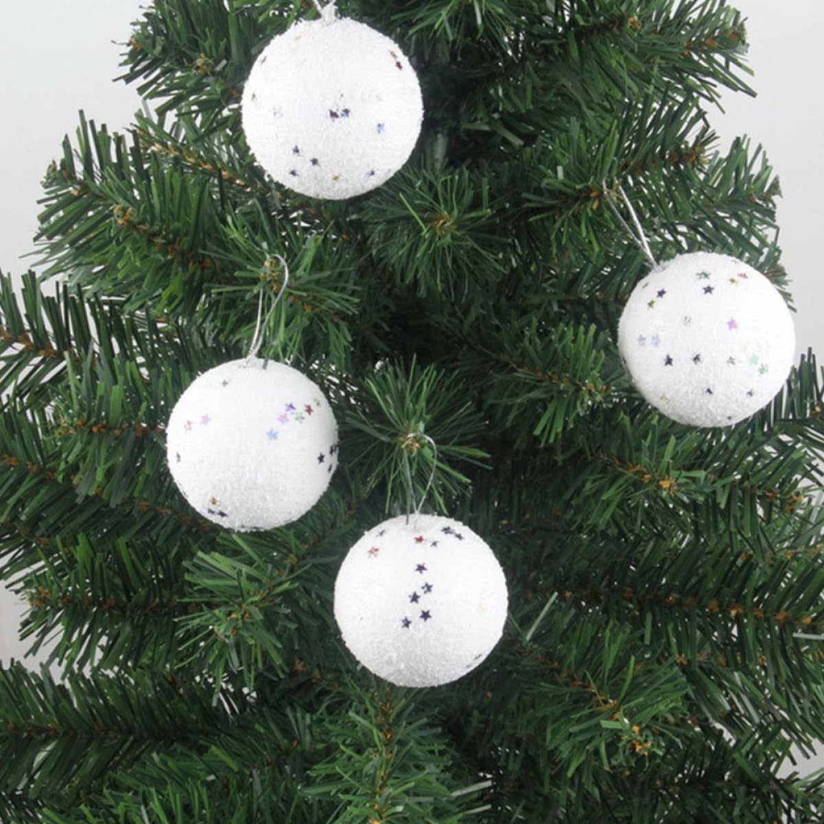 ABOOFAN 48piezas Adornos Navideños De Bolas De Colgantes para Decoración De Árbol De Navidad Accesorios Creativos para Crear Festivo Hogar y Eventos