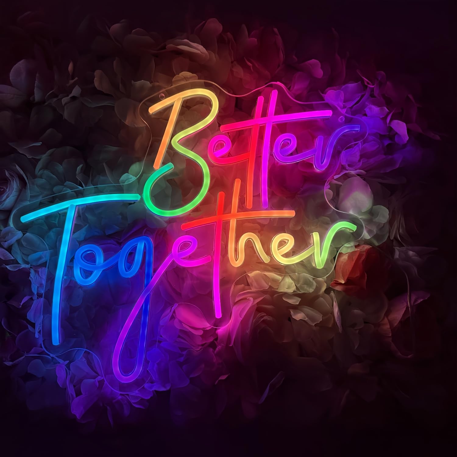 LED Neon Sign Night Light for Wall Party Décor Bedroom Room Bar Wedding Home Birthday Art Decoration Christmas with USB Chain Light modulator 6v — view 30