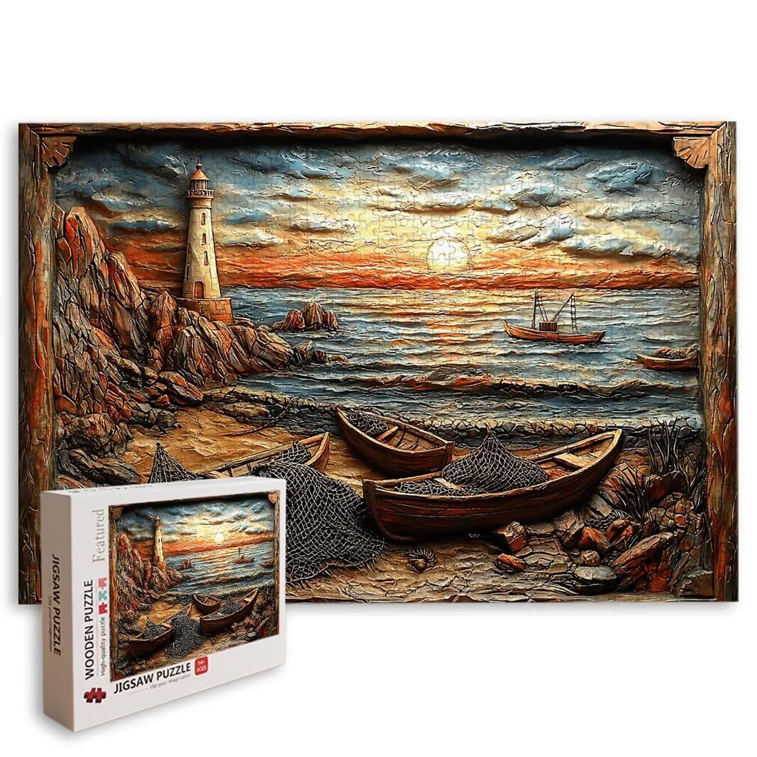 Puzzle Strand, Puzzle 1000 Teile Erwachsene, Klassische Puzzles, Deko -8641