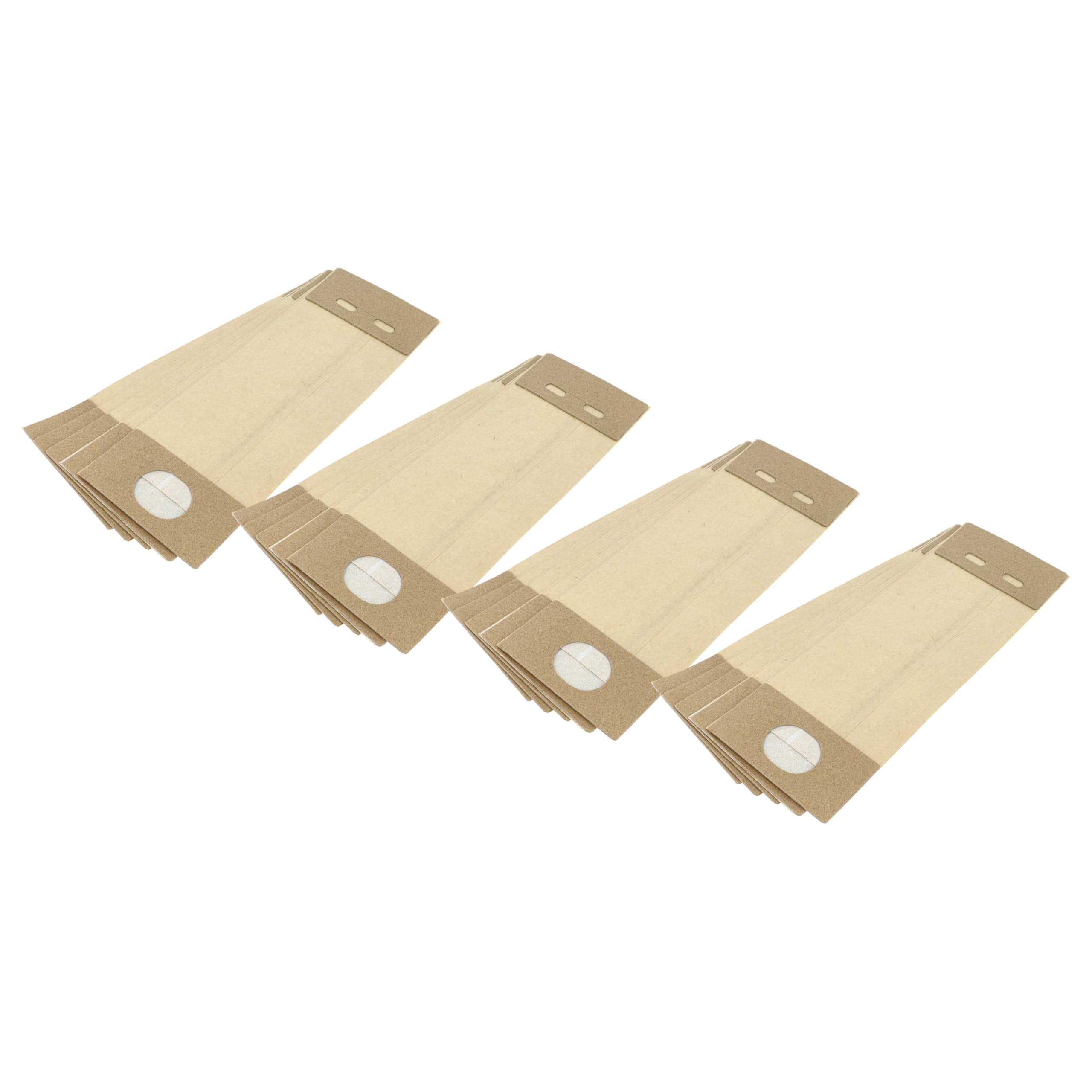 vhbw 20x Filtres turbo compatible avec Makita BO6030 | BO6040, BO5021 ponceuse, ponceuse orbitale - Lot de sacs d'aspiration en papier