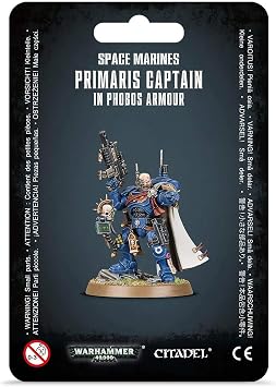 Games Workshop Warhammer 40,000 40k Space Marines Primaris Captain in Phobos Armour