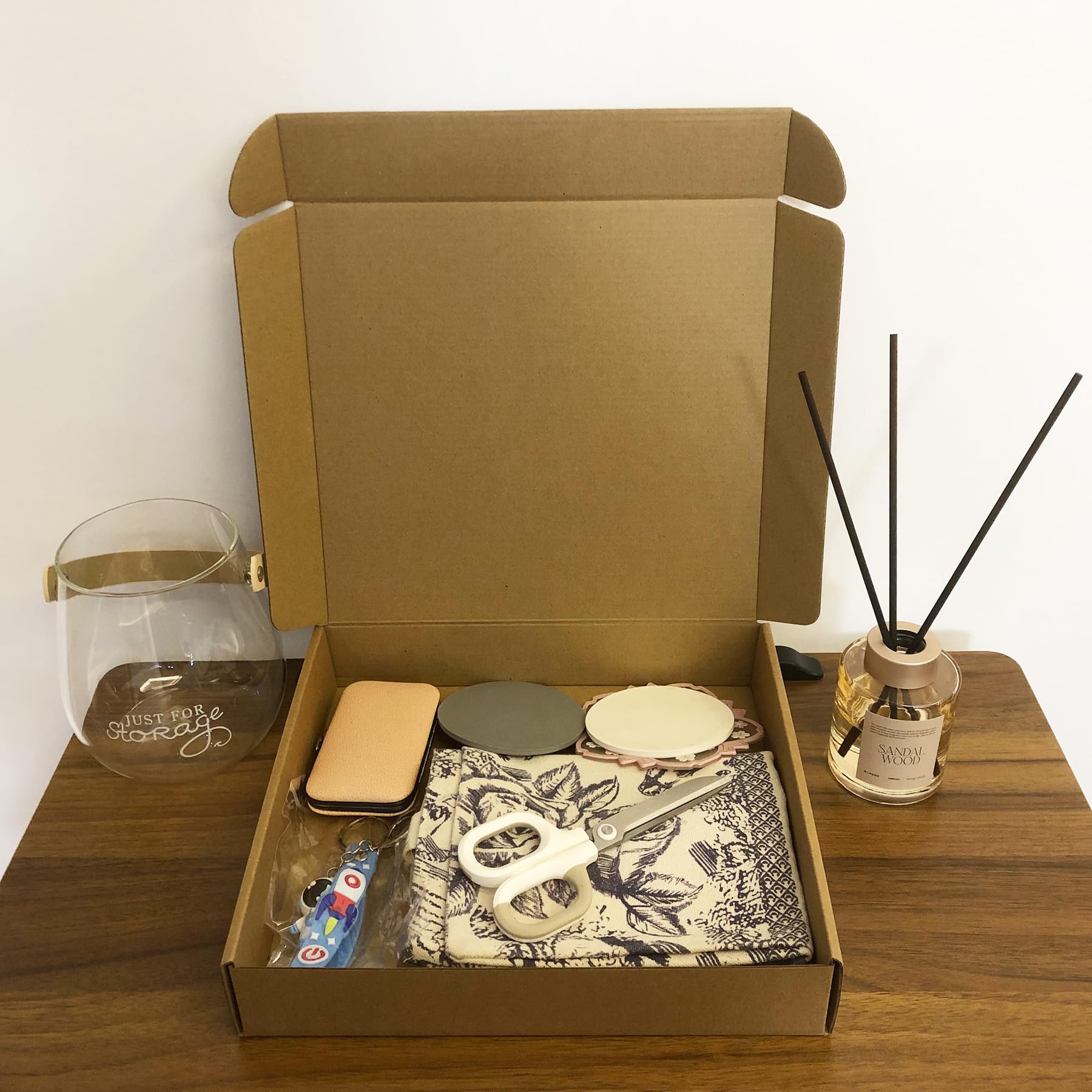 Brown Corrugated Cardboard Literature Mailer Shipping Box For Business