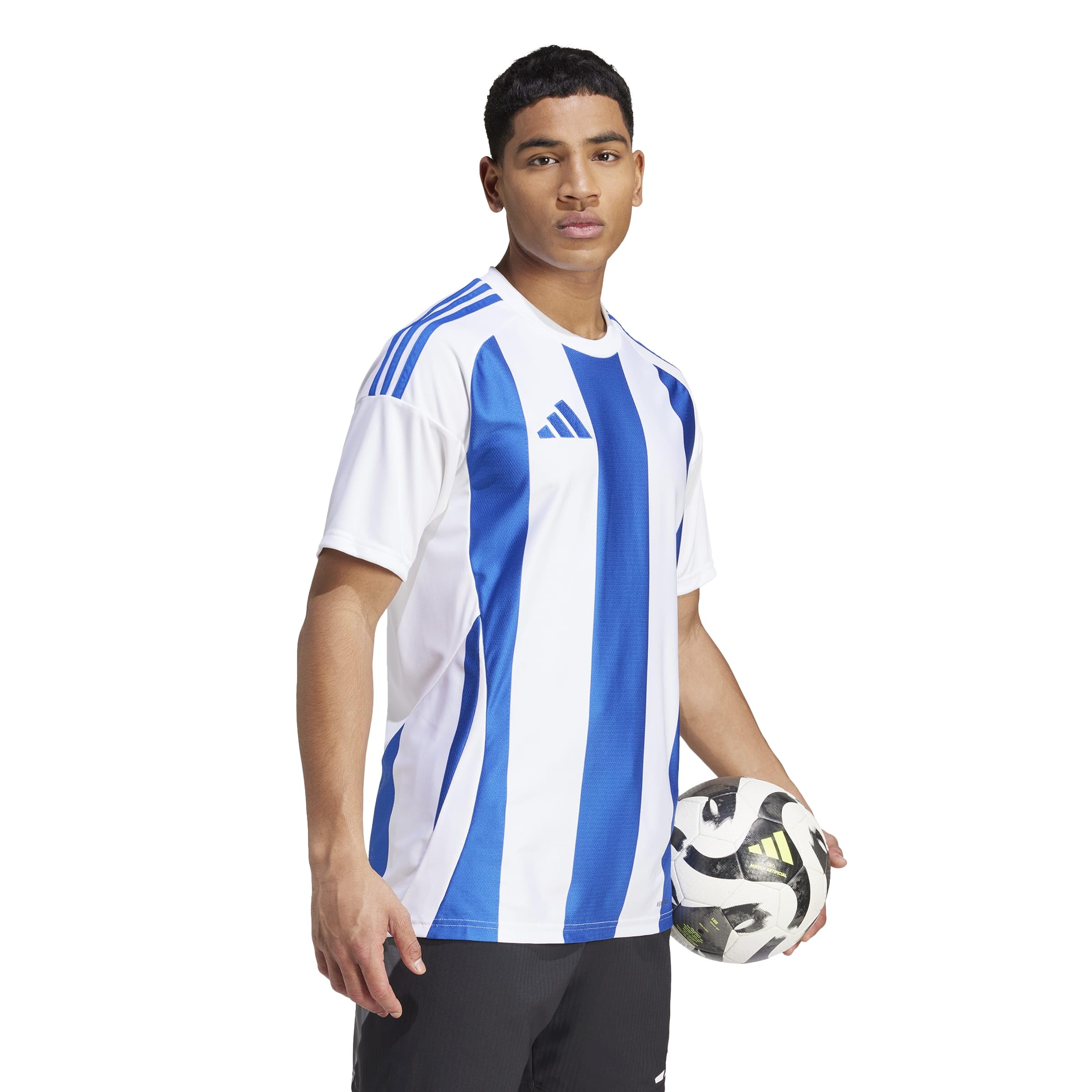 adidas Striped 24 Jersey Maillot (Manches Courtes) Homme (Lot de 1)