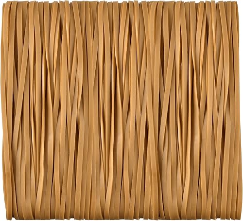 Miniatura 8 de 300 bandas de goma grandes y resistentes, bandas elásticas fuertes para suministros de oficina, carpetas de archivos, botes de basura, 8 pulgadas