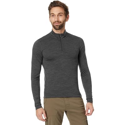 Мужская рубашка Smartwool Classic All-Season Merino Base Layer 1/4 Zip iron heather