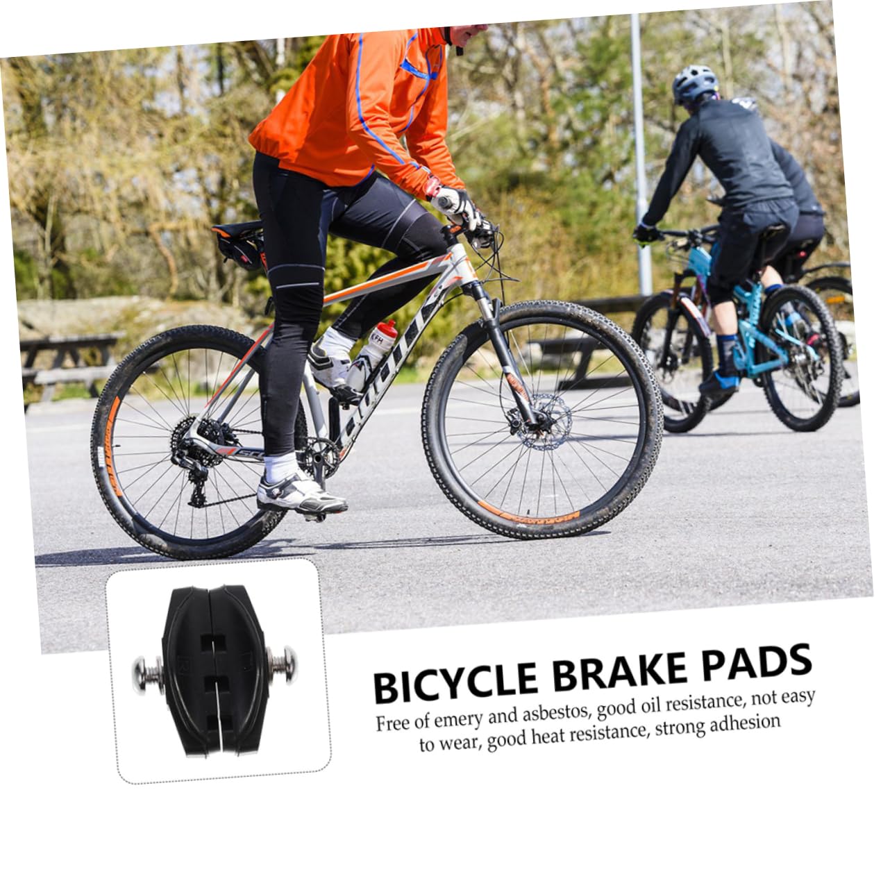 Toddmomy Bremsbelagsatz Bremsbeläge Bremsen Für Fahrräder Pads Fahrrad Bremsscheiben Fahrradbremse Scheibenbremsbelag Bremsbacke Bremsblöcke Frischer Kautschuk Schwarz